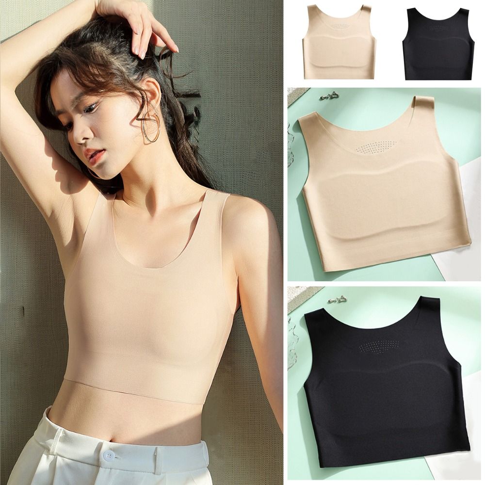 บราไร้สายผ้าไอซ์ซิลค์สำหรับผู้ - Minimizer Bra Women บทวิจารณ์และราคา