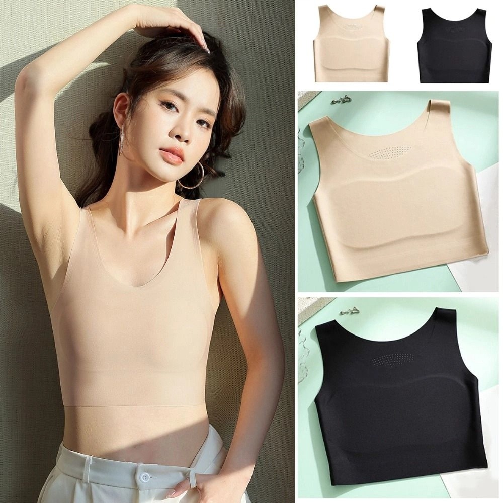 บราไร้สายผ้าไอซ์ซิลค์สำหรับผู้ - Minimizer Bra Women บทวิจารณ์และราคา