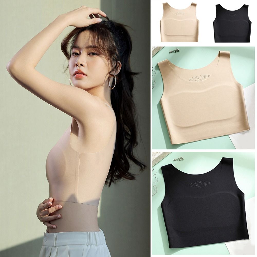 บราไร้สายผ้าไอซ์ซิลค์สำหรับผู้ - Minimizer Bra Women บทวิจารณ์และราคา