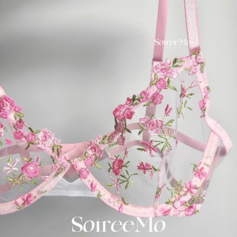ชุดชั้นในลูกไม้ฝรั่งเศสสุดหรูส - Sheer Mesh Bra บทวิจารณ์และราคา