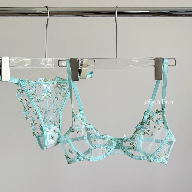 ชุดชั้นในลูกไม้ฝรั่งเศสสุดหรูส - Sheer Mesh Bra บทวิจารณ์และราคา