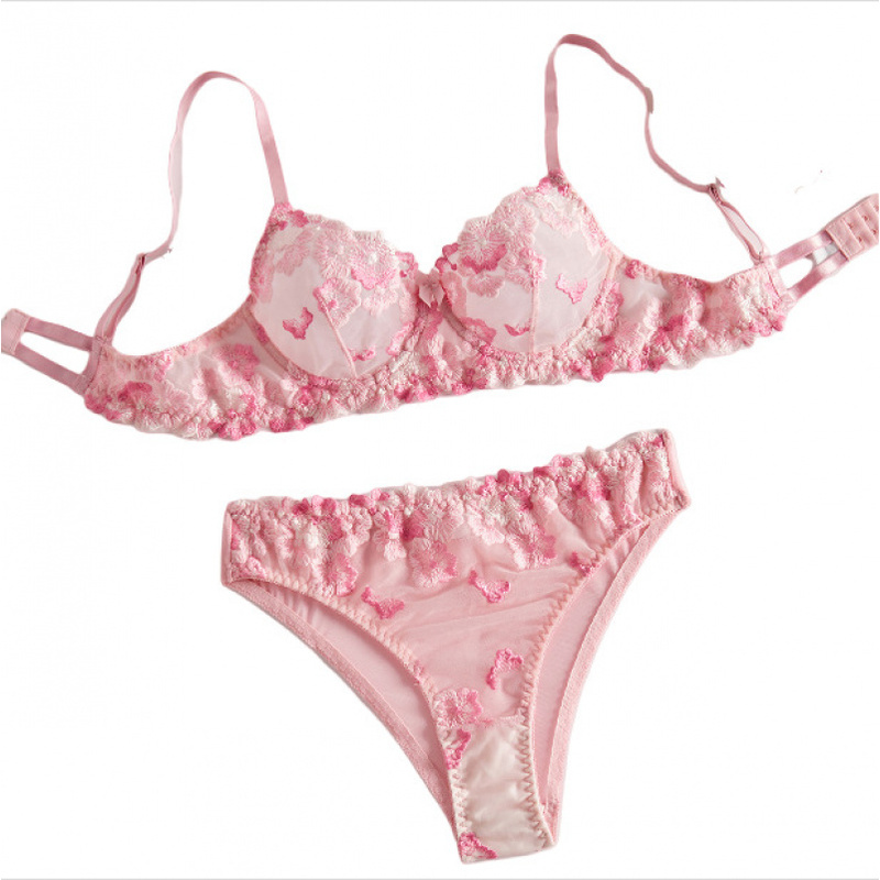 ชุดชั้นในบิกินี่พร้อมลูกไม้ปัก - Sheer Bra Lace บทวิจารณ์และราคา