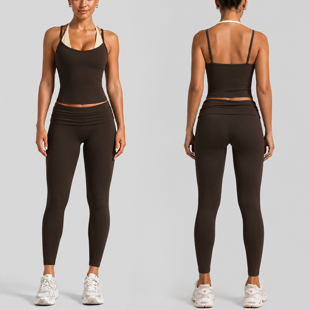 เสื้อชั้นในโยคะแบบมีฟองน้ำสำหร - Sports Bra Racerback บทวิจารณ์และราคา