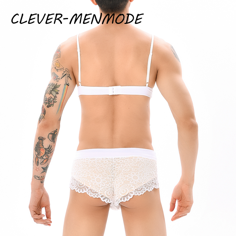 ชุดชั้นในเซ็กซี่สำหรับผู้ชาย ช - Sheer Mesh Bra บทวิจารณ์และราคา